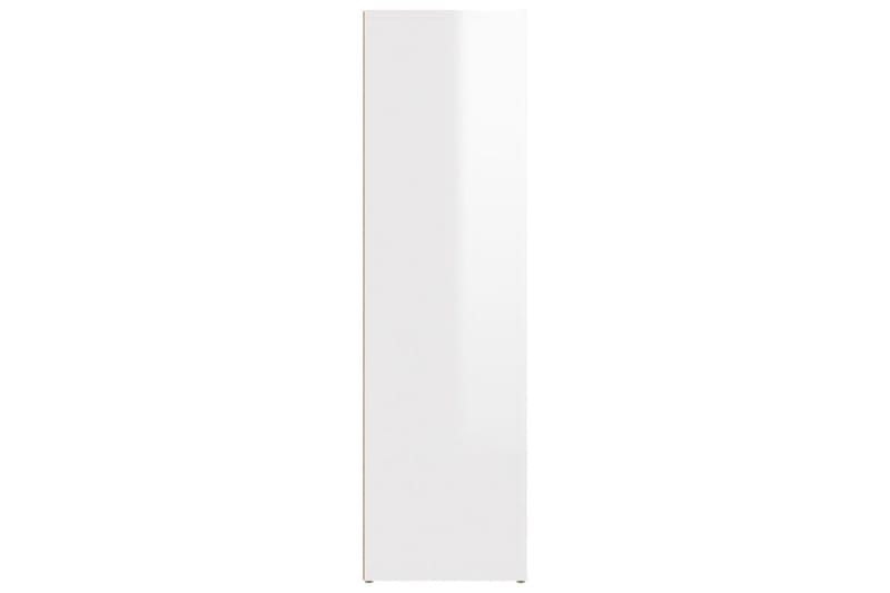 beBasic Förvaringsskåp vit högglans 80x30x106 cm konstruerat trä - White - Dokumentskåp