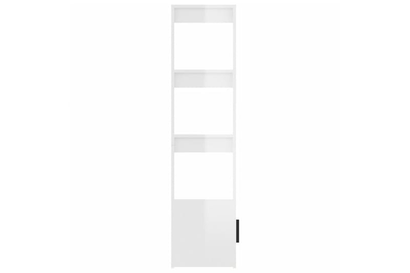 beBasic Förvaringsskåp vit högglans 80x30x119,5 cm konstruerat trä - White - Dokumentskåp