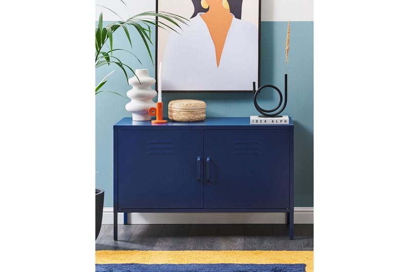 Kontorsskåp Uria Blå - Blå - Förvaring - Skåp - Förvaringsskåp - Kontorsskåp - Dokumentskåp