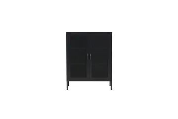 Skåp Misha - Svart, 40x80x102 - Förvaring - Skåp - Förvaringsskåp - Kontorsskåp - Dokumentskåp