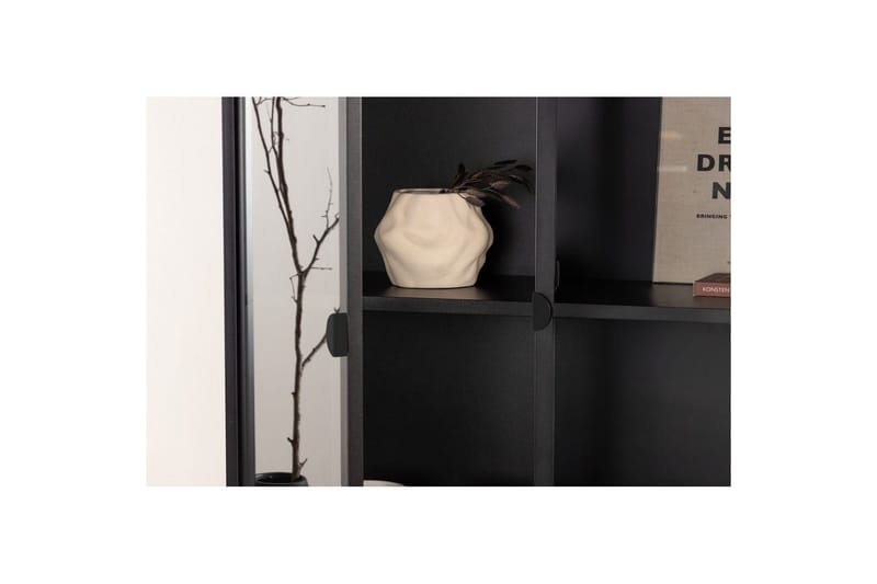 Skåp Piring - Svart - Förvaring - Skåp - Vitrinskåp