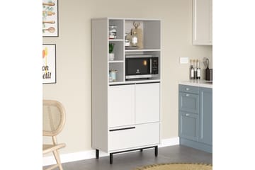 Liyakat Högskåp - Vit - Förvaring - Skåp - Förvaringsskåp