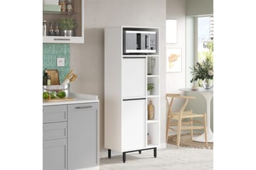 Liyakat Högskåp - Vit - Förvaring - Skåp - Förvaringsskåp