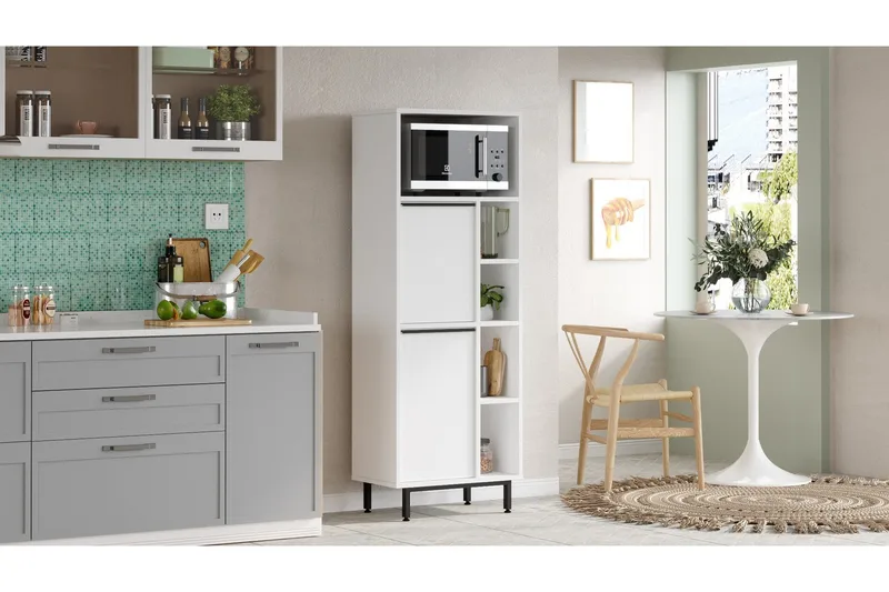 Liyakat Högskåp, Vit