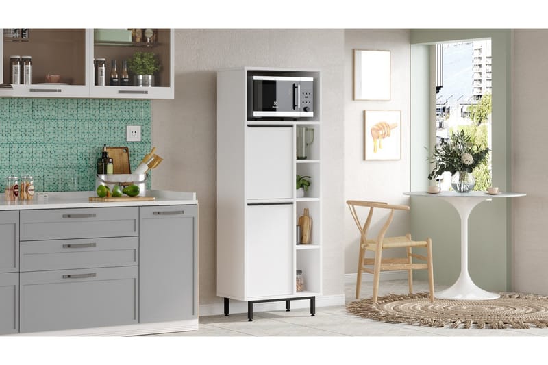 Liyakat Högskåp, Vit