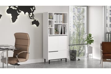 Liyakat Highboard - Vit - Förvaring - Skåp - Förvaringsskåp