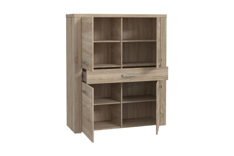 Loannia Highboard 42x117 cm - Brun - Förvaring - Skåp - Förvaringsskåp