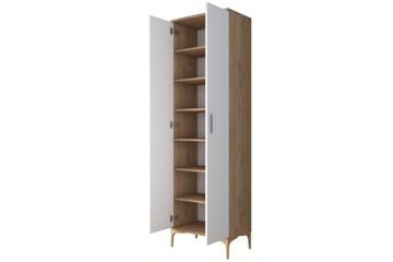 Manorma Highboard - Valnöt/Vit - Förvaring - Skåp - Förvaringsskåp