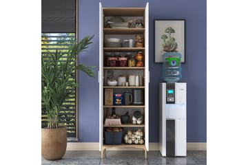 Manorma Highboard - Valnöt/Vit - Förvaring - Skåp - Förvaringsskåp