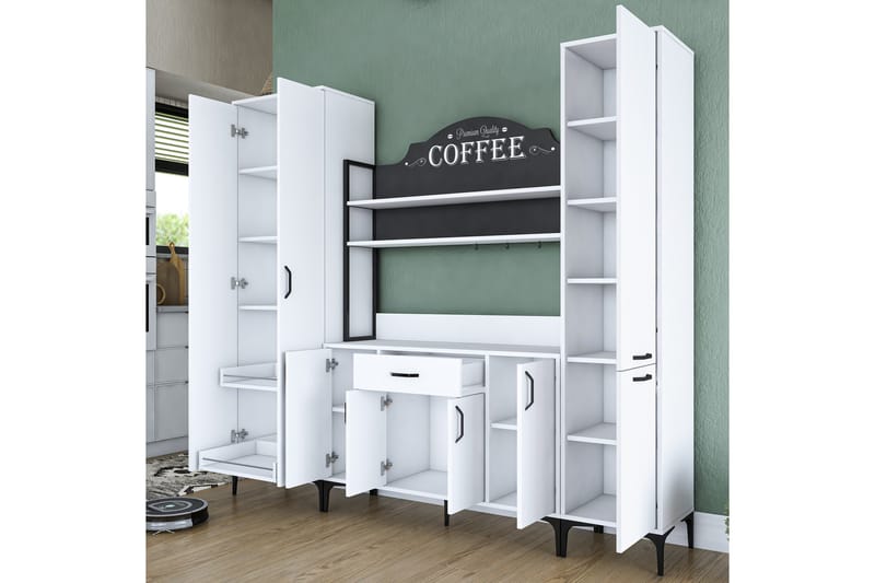 Manorma Highboard - Vit - Förvaring - Skåp - Förvaringsskåp