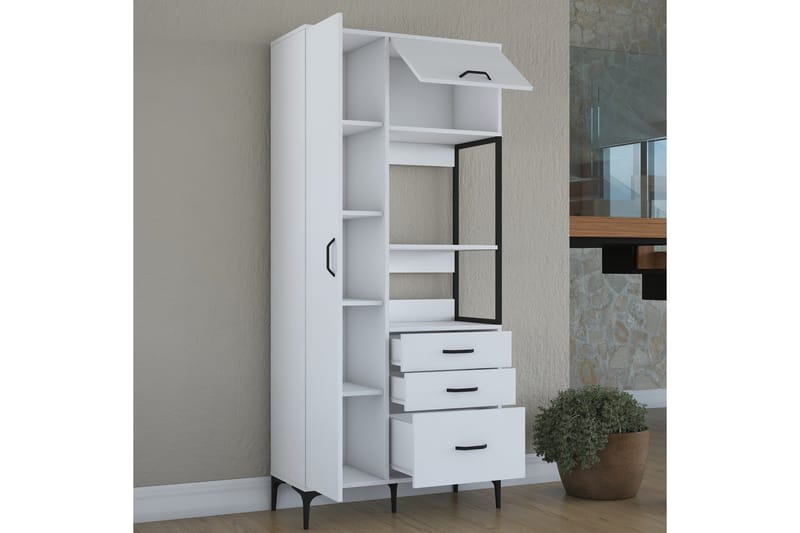 Manorma Highboard - Vit - Förvaring - Skåp - Förvaringsskåp