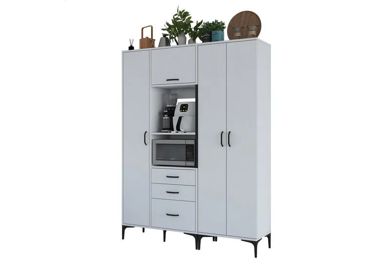 Manorma Highboard - Vit - Förvaring - Skåp - Förvaringsskåp