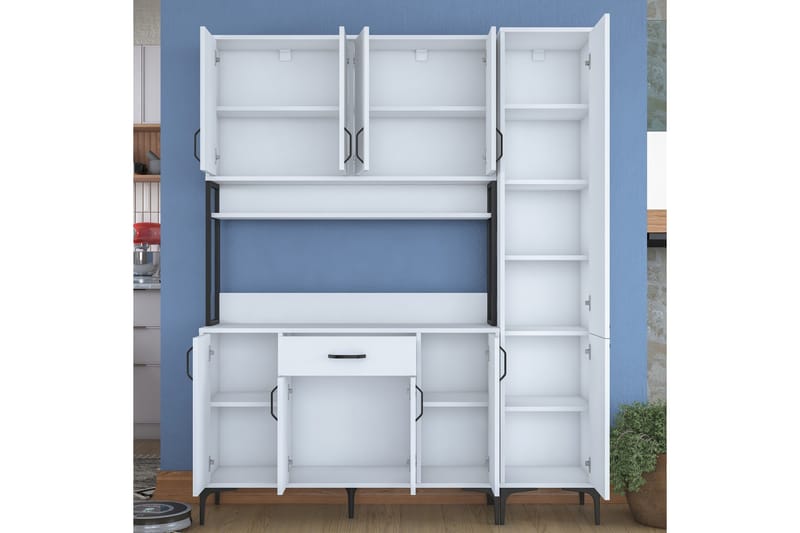 Manorma Highboard - Vit - Förvaring - Skåp - Förvaringsskåp