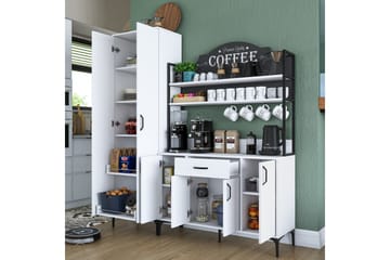 Manorma Highboard - Vit - Förvaring - Skåp - Förvaringsskåp