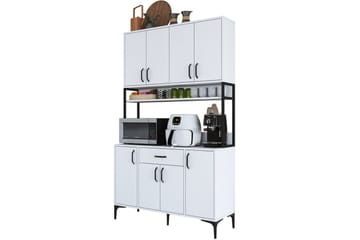 Manorma Highboard - Vit - Förvaring - Skåp - Förvaringsskåp