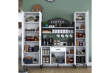 Manorma Highboard - Vit - Förvaring - Skåp - Förvaringsskåp