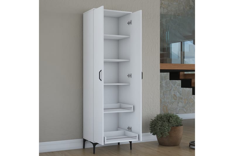 Manorma Highboard - Vit - Förvaring - Skåp - Förvaringsskåp