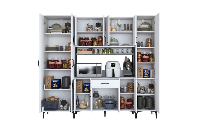 Manorma Highboard - Vit - Förvaring - Skåp - Förvaringsskåp