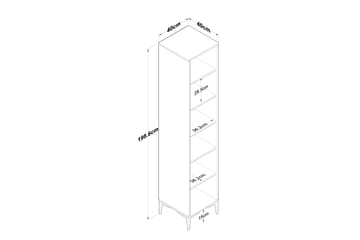 Manorma Highboard - Vit - Förvaring - Skåp - Förvaringsskåp