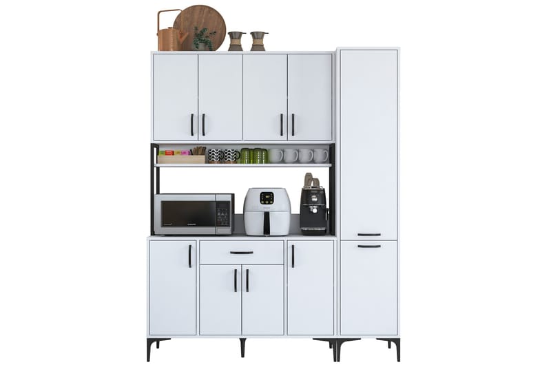 Manorma Highboard - Vit - Förvaring - Skåp - Förvaringsskåp