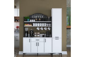 Manorma Highboard - Vit - Förvaring - Skåp - Förvaringsskåp