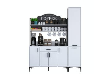 Manorma Highboard - Vit - Förvaring - Skåp - Förvaringsskåp