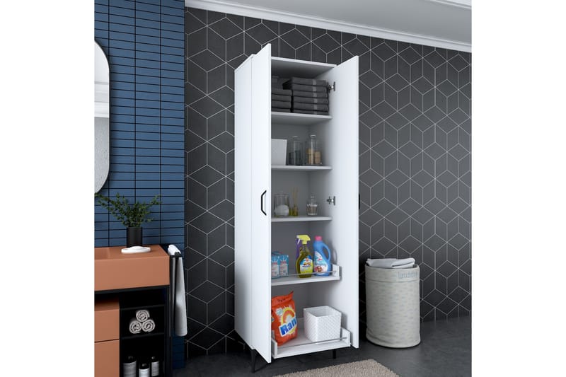 Manorma Highboard - Vit - Förvaring - Skåp - Förvaringsskåp