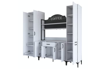 Manorma Highboard - Vit - Förvaring - Skåp - Förvaringsskåp