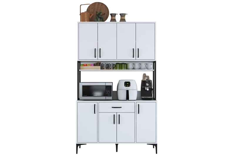 Manorma Highboard - Vit - Förvaring - Skåp - Förvaringsskåp