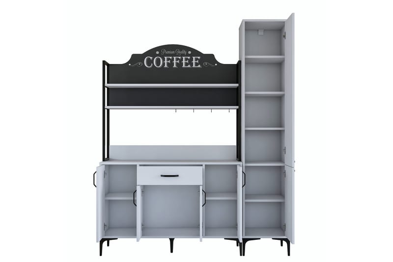 Manorma Highboard - Vit - Förvaring - Skåp - Förvaringsskåp