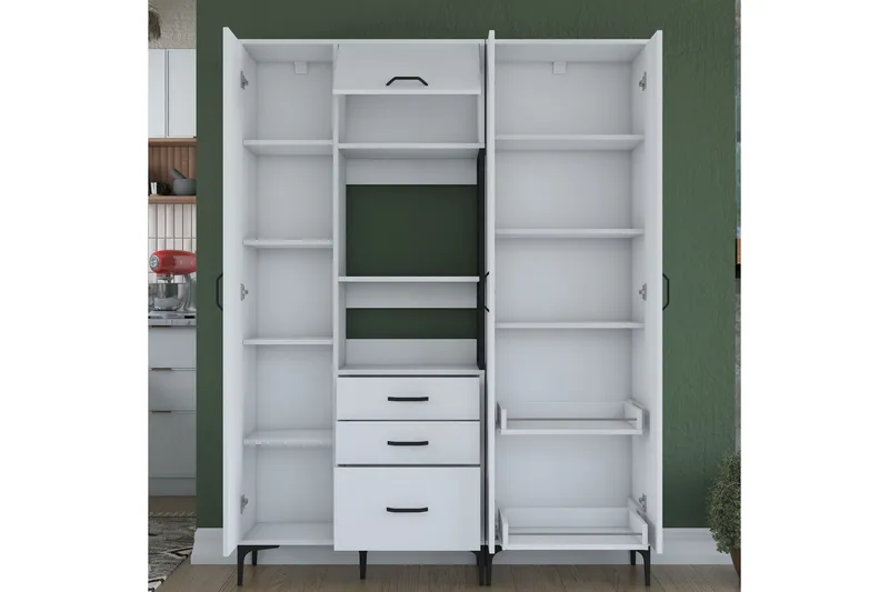 Manorma Highboard - Vit - Förvaring - Skåp - Förvaringsskåp