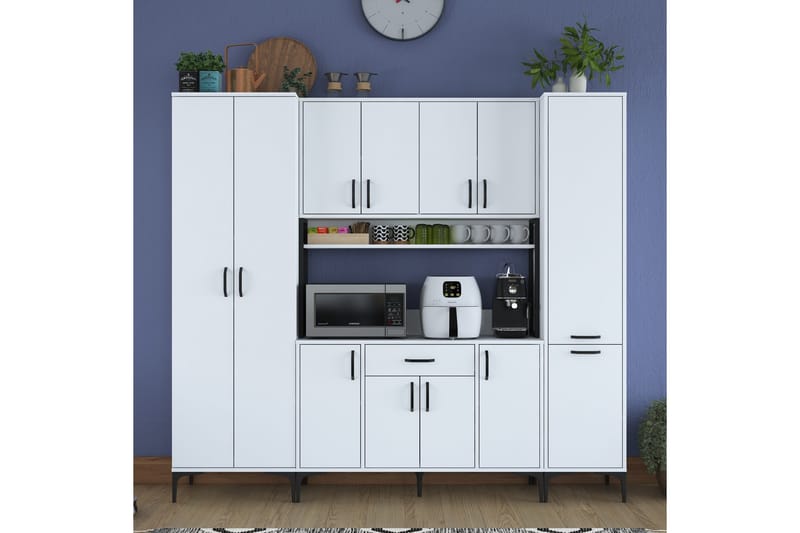 Manorma Highboard - Vit - Förvaring - Skåp - Förvaringsskåp