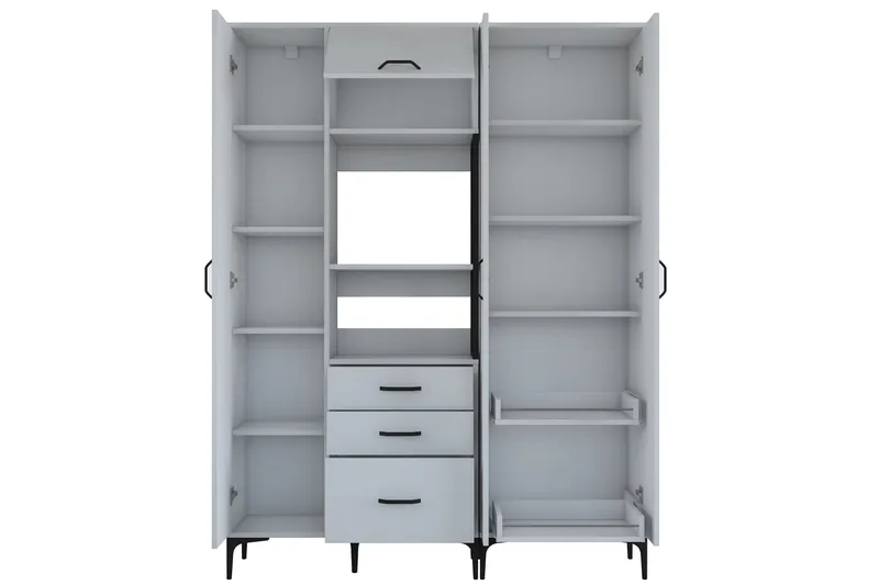 Manorma Highboard - Vit - Förvaring - Skåp - Förvaringsskåp