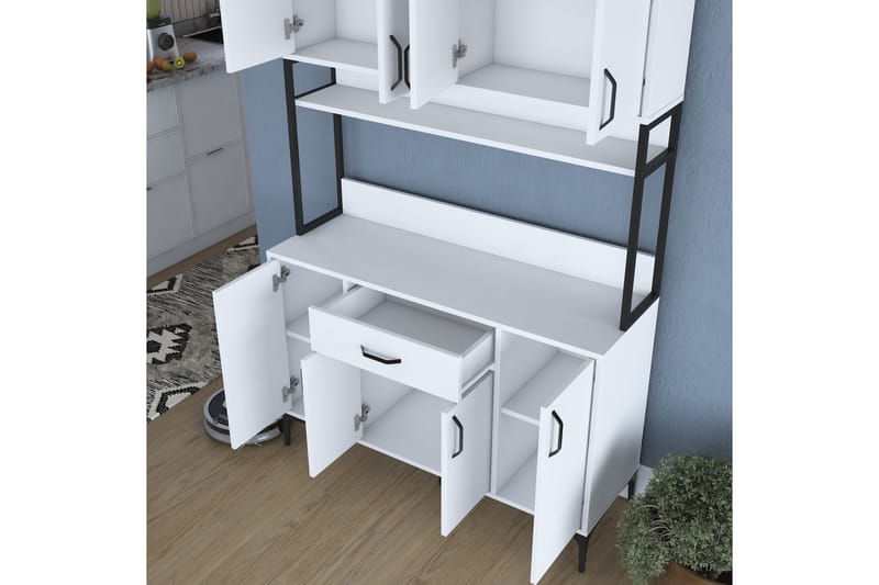 Manorma Highboard - Vit - Förvaring - Skåp - Förvaringsskåp