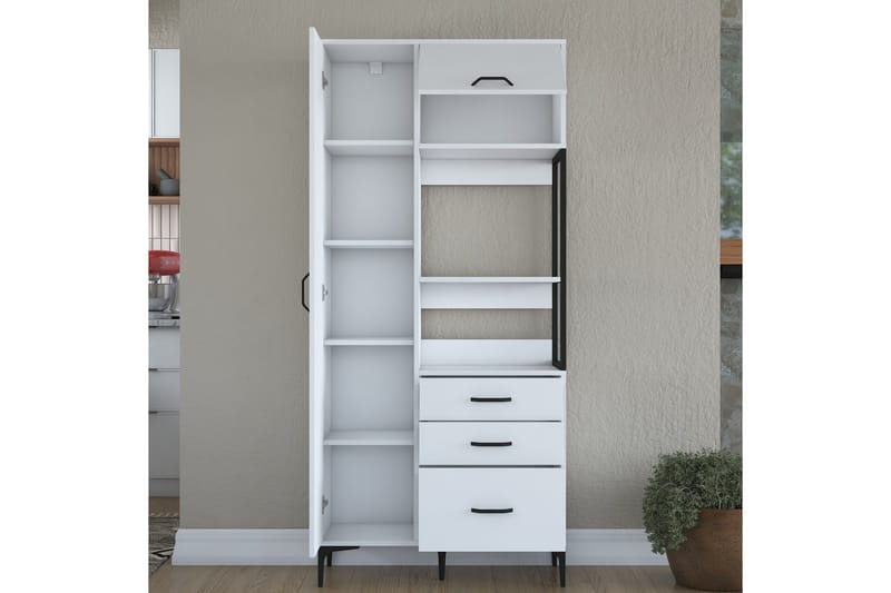 Manorma Highboard - Vit - Förvaring - Skåp - Förvaringsskåp