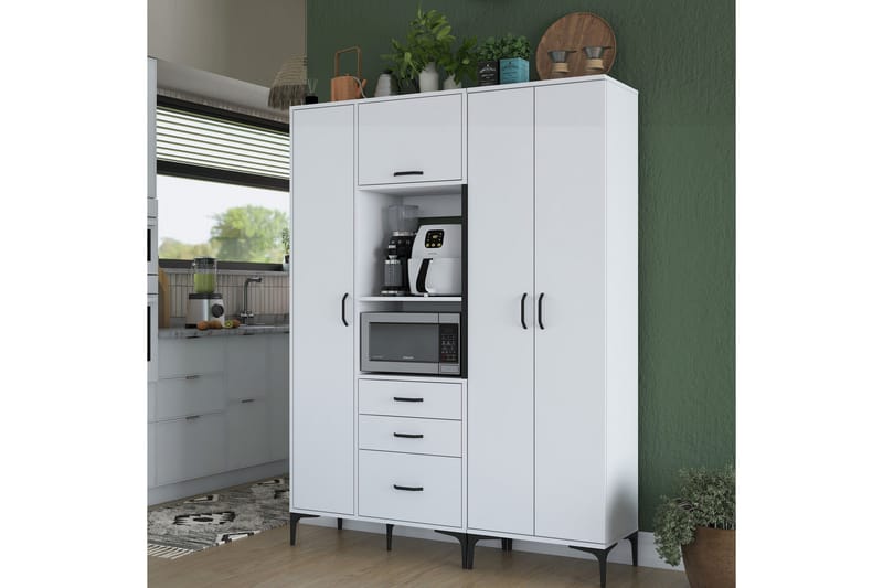 Manorma Highboard - Vit - Förvaring - Skåp - Förvaringsskåp