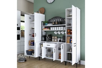 Manorma Highboard - Vit - Förvaring - Skåp - Förvaringsskåp