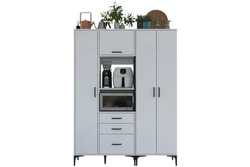Manorma Highboard - Vit - Förvaring - Skåp - Förvaringsskåp