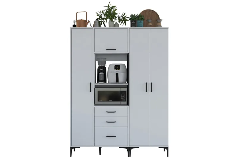 Manorma Highboard - Vit - Förvaring - Skåp - Förvaringsskåp