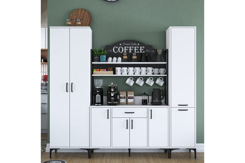 Manorma Highboard - Vit - Förvaring - Skåp - Förvaringsskåp