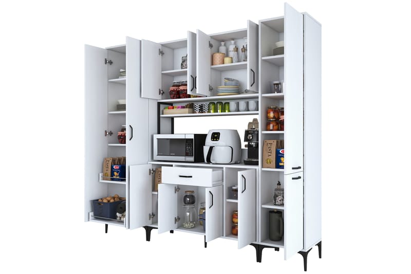 Manorma Highboard - Vit - Förvaring - Skåp - Förvaringsskåp