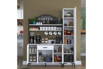 Manorma Highboard - Vit - Förvaring - Skåp - Förvaringsskåp