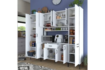 Manorma Highboard - Vit - Förvaring - Skåp - Förvaringsskåp