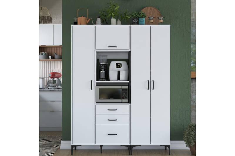 Manorma Highboard - Vit - Förvaring - Skåp - Förvaringsskåp