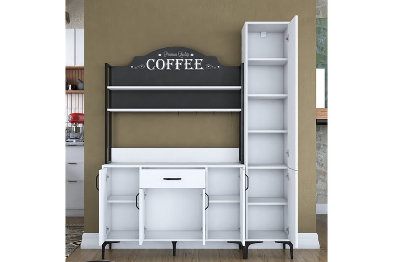 Manorma Highboard - Vit - Förvaring - Skåp - Förvaringsskåp