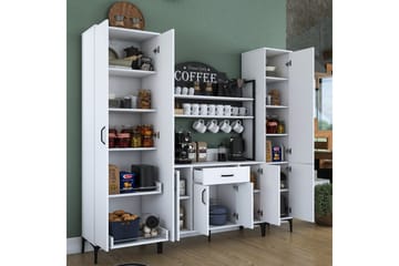 Manorma Highboard - Vit - Förvaring - Skåp - Förvaringsskåp