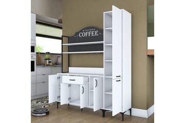 Manorma Highboard - Vit - Förvaring - Skåp - Förvaringsskåp