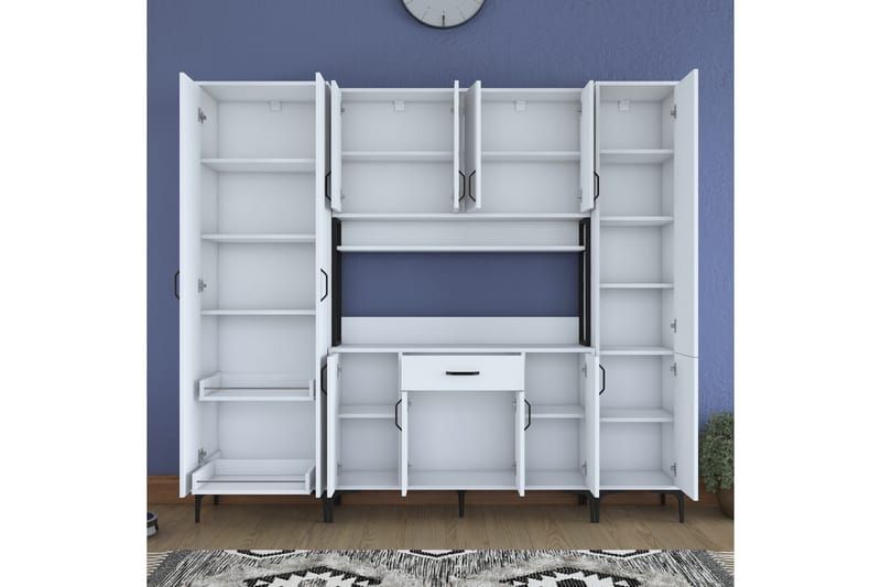 Manorma Highboard - Vit - Förvaring - Skåp - Förvaringsskåp