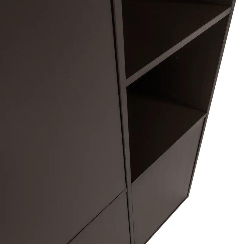 Förvaringsskåp Meggy 215 cm - Mellanbrun - Förvaring - Skåp - Förvaringsskåp