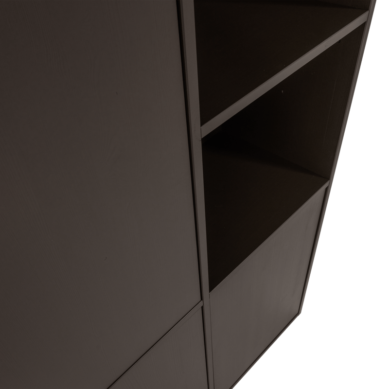 Förvaringsskåp Meggy 215 cm - Mellanbrun - Förvaring - Skåp - Förvaringsskåp